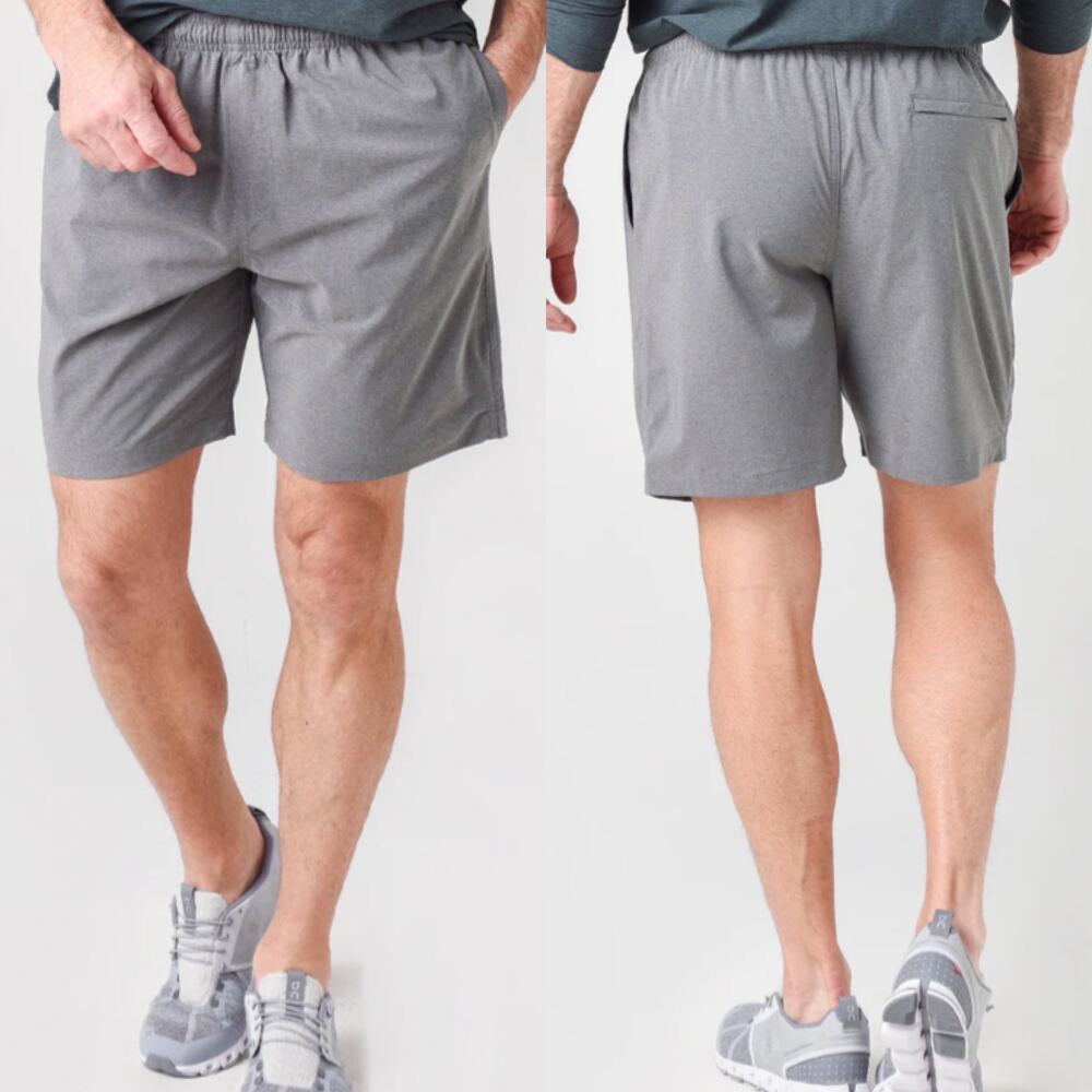 NWT Chubbies The Stonehenges 5.5" Swim Gym‎ Hybrid Shorts Sz 2XL Gray Athleisure